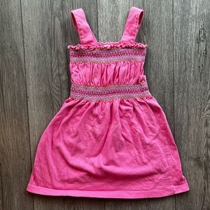 Circo Toddler Girl Stretchy Cotton Tank Dress Rainbow Pink 3T